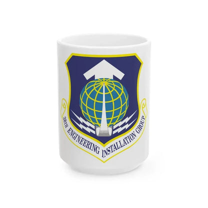 38th Engineering Installation Group (U.S. Air Force) White Coffee Mug 15oz - Go Mug Yourself