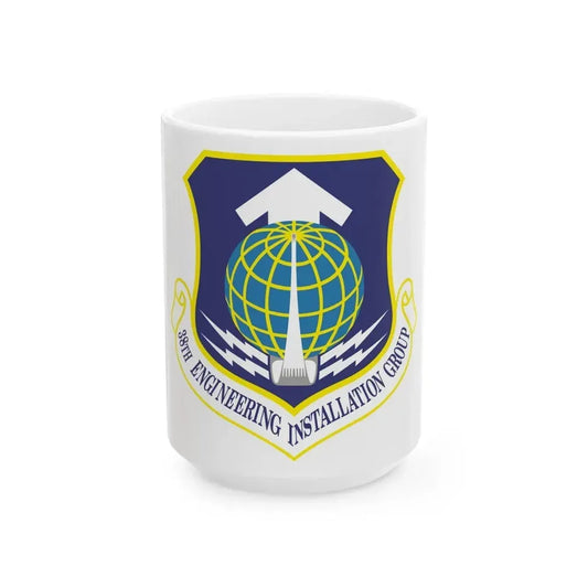 38th Engineering Installation Group (U.S. Air Force) White Coffee Mug 15oz - Go Mug Yourself