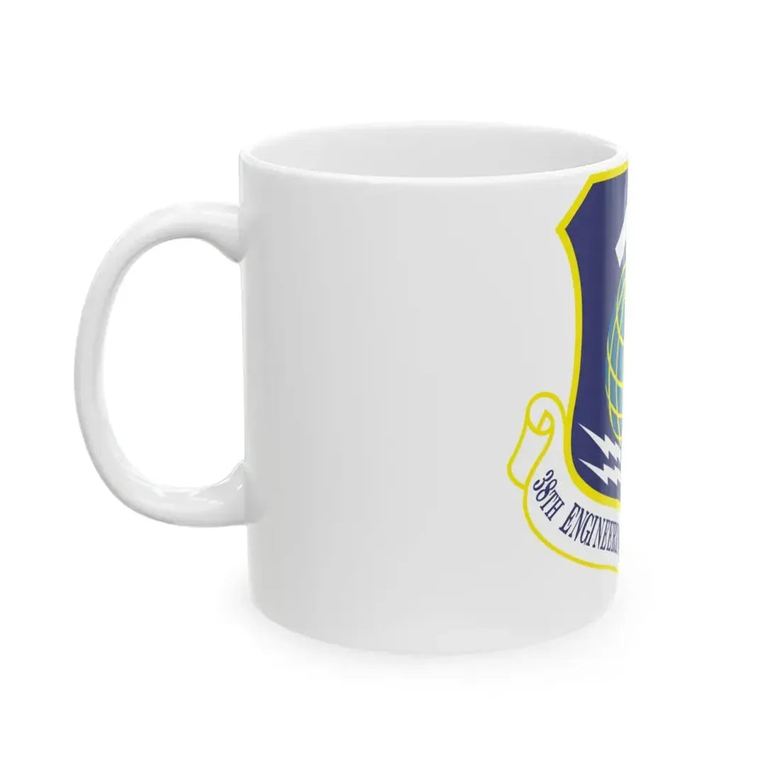 38th Engineering Installation Group (U.S. Air Force) White Coffee Mug - Go Mug Yourself
