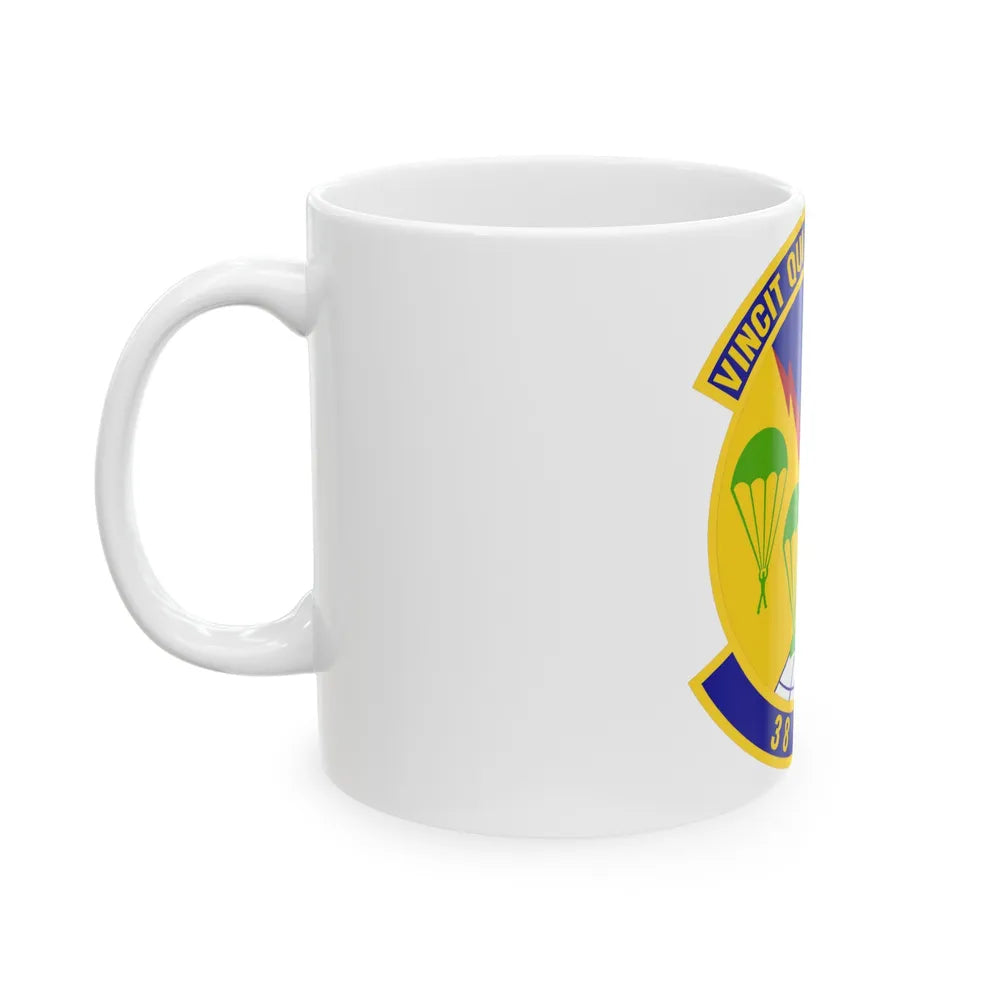 38th Expeditionary Airlift Squadron (U.S. Air Force) White Coffee Mug-Go Mug Yourself