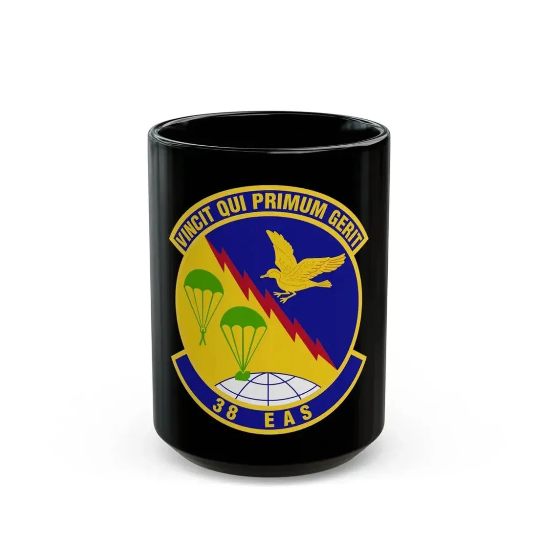 38th Expeditionary Airlift Squadron (U.S. Air Force) Black Coffee Mug - Go Mug Yourself