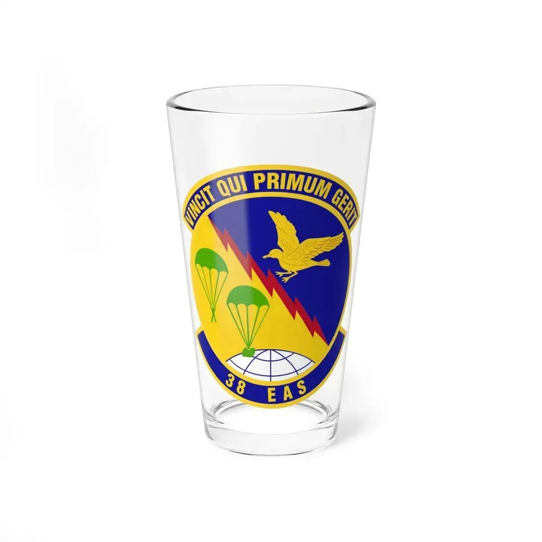 38th Expeditionary Airlift Squadron (U.S. Air Force) Pint Glass 16oz - Go Mug Yourself
