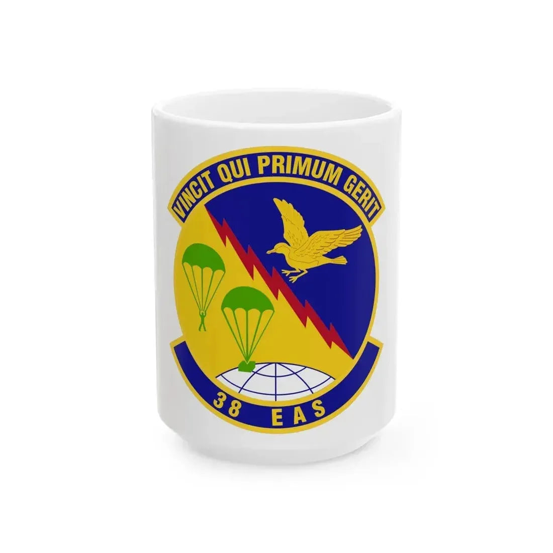 38th Expeditionary Airlift Squadron (U.S. Air Force) White Coffee Mug 15oz - Go Mug Yourself