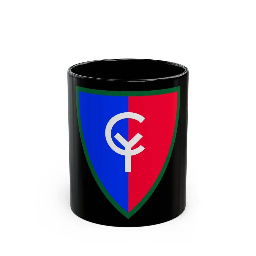 38th Infantry Division SSI (U.S. Army) Black Coffee Mug-11oz-Go Mug Yourself