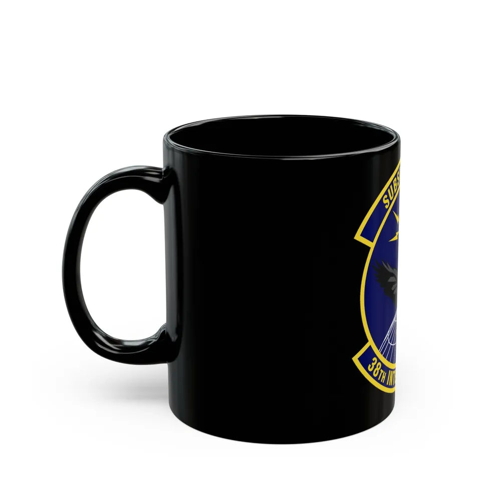 38th Intelligence Squadron (U.S. Air Force) Black Coffee Mug-Go Mug Yourself