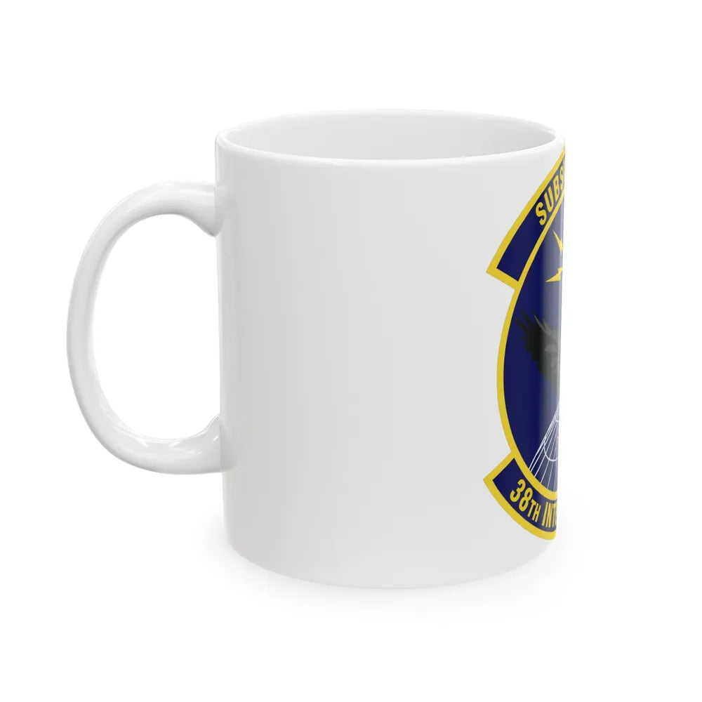 38th Intelligence Squadron (U.S. Air Force) White Coffee Mug-Go Mug Yourself