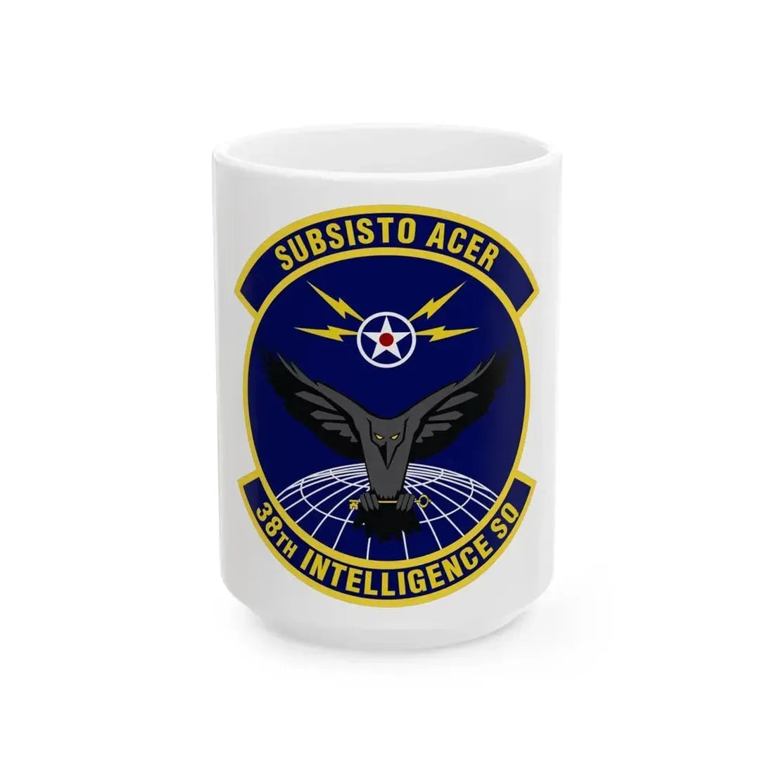 38th Intelligence Squadron (U.S. Air Force) White Coffee Mug 15oz - Go Mug Yourself