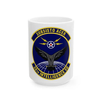 38th Intelligence Squadron (U.S. Air Force) White Coffee Mug 15oz - Go Mug Yourself