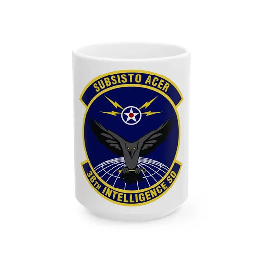 38th Intelligence Squadron (U.S. Air Force) White Coffee Mug 15oz - Go Mug Yourself