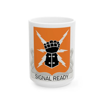 38th Signal Battalion (U.S. Army) White Coffee Mug-15oz-Go Mug Yourself