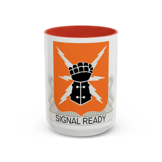 38th Signal Battalion (U.S. Army) Accent Coffee Mug 11oz Red - Go Mug Yourself