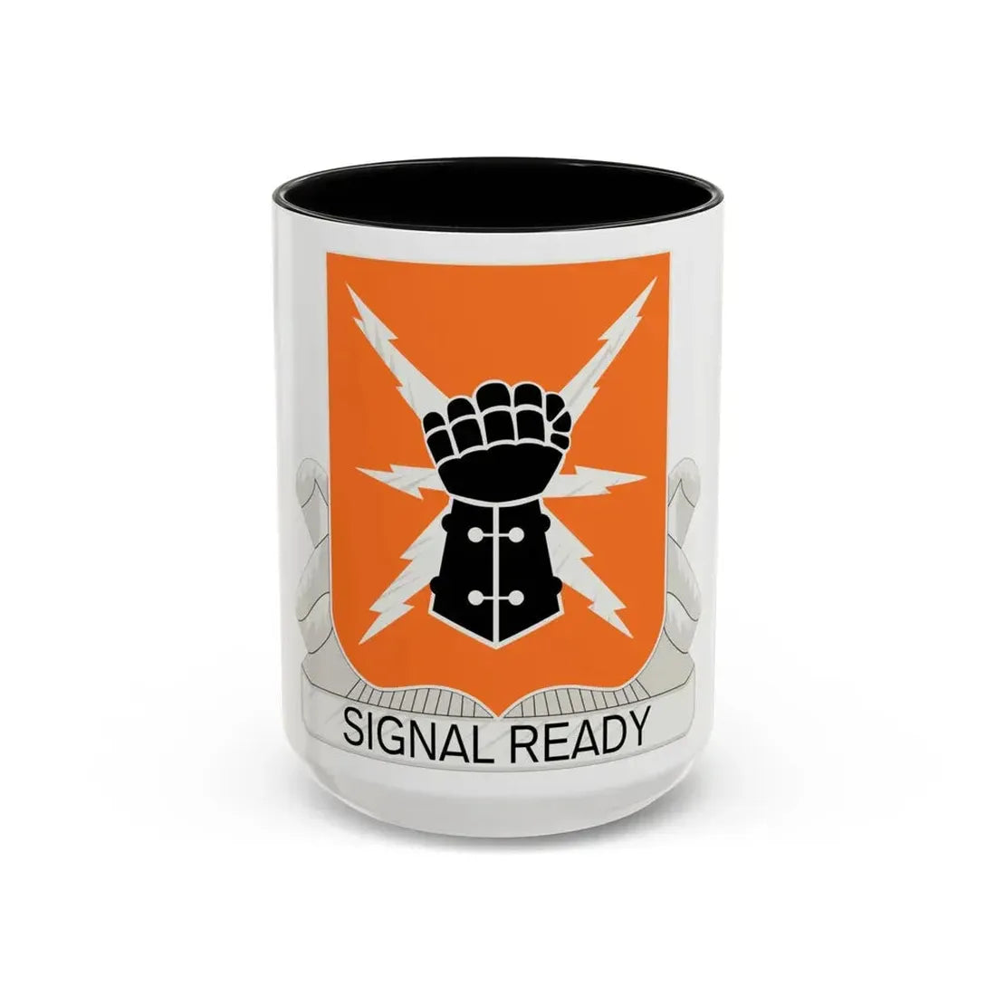 38th Signal Battalion (U.S. Army) Accent Coffee Mug 15oz Black - Go Mug Yourself