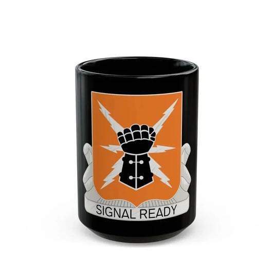 38th Signal Battalion (U.S. Army) Black Coffee Mug 15oz - Go Mug Yourself
