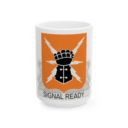 38th Signal Battalion (U.S. Army) White Coffee Mug 15oz - Go Mug Yourself