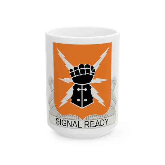 38th Signal Battalion (U.S. Army) White Coffee Mug 15oz - Go Mug Yourself