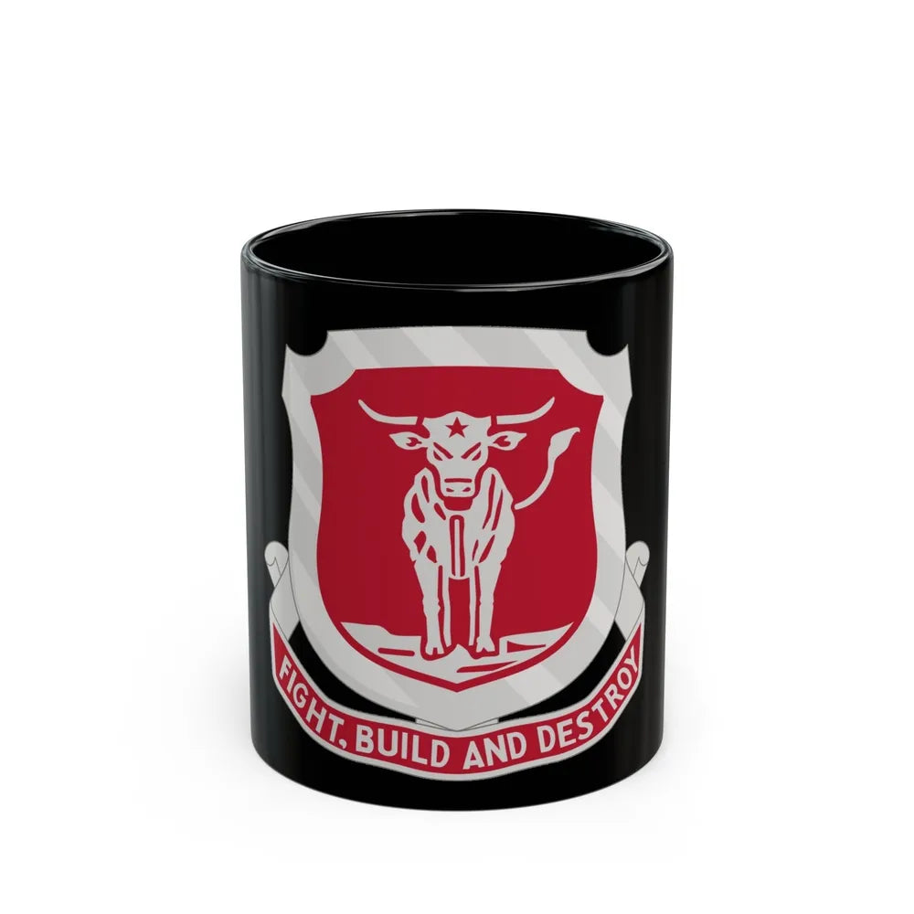 39 Engineer Battalion (U.S. Army) Black Coffee Mug-11oz-Go Mug Yourself