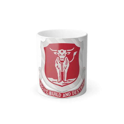 39 Engineer Battalion (U.S. Army) Color Changing Coffee Mug 11oz - Go Mug Yourself