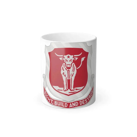 39 Engineer Battalion (U.S. Army) Color Changing Coffee Mug 11oz - Go Mug Yourself
