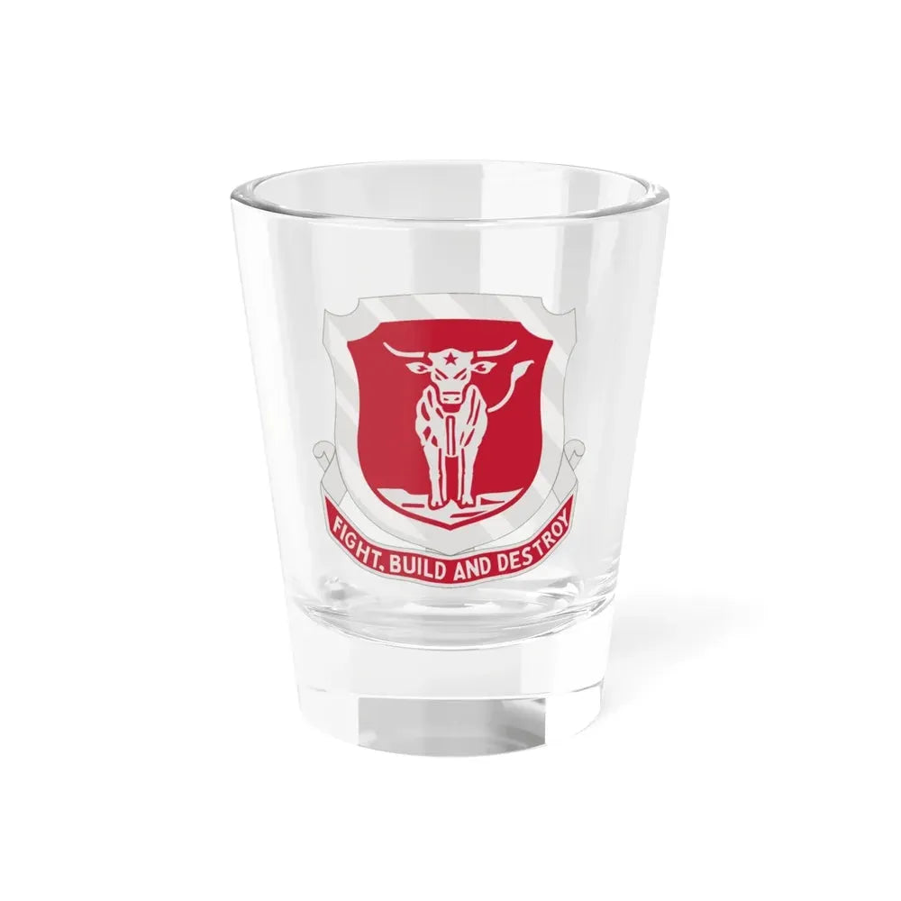 39 Engineer Battalion (U.S. Army) Shot Glass 1.5oz 1.5oz - Go Mug Yourself