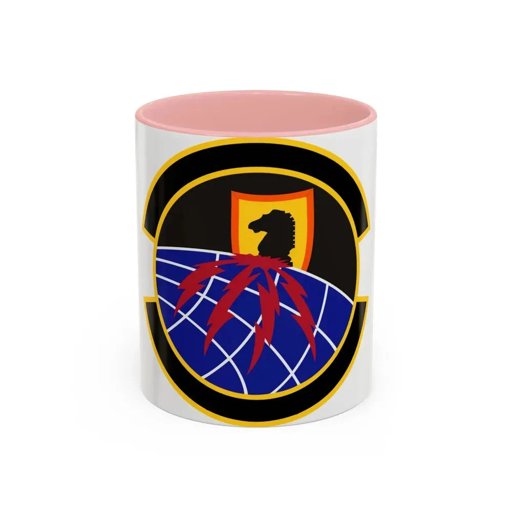 39 Information Operations Squadron ACC (U.S. Air Force) Accent Coffee Mug 11oz Pink - Go Mug Yourself