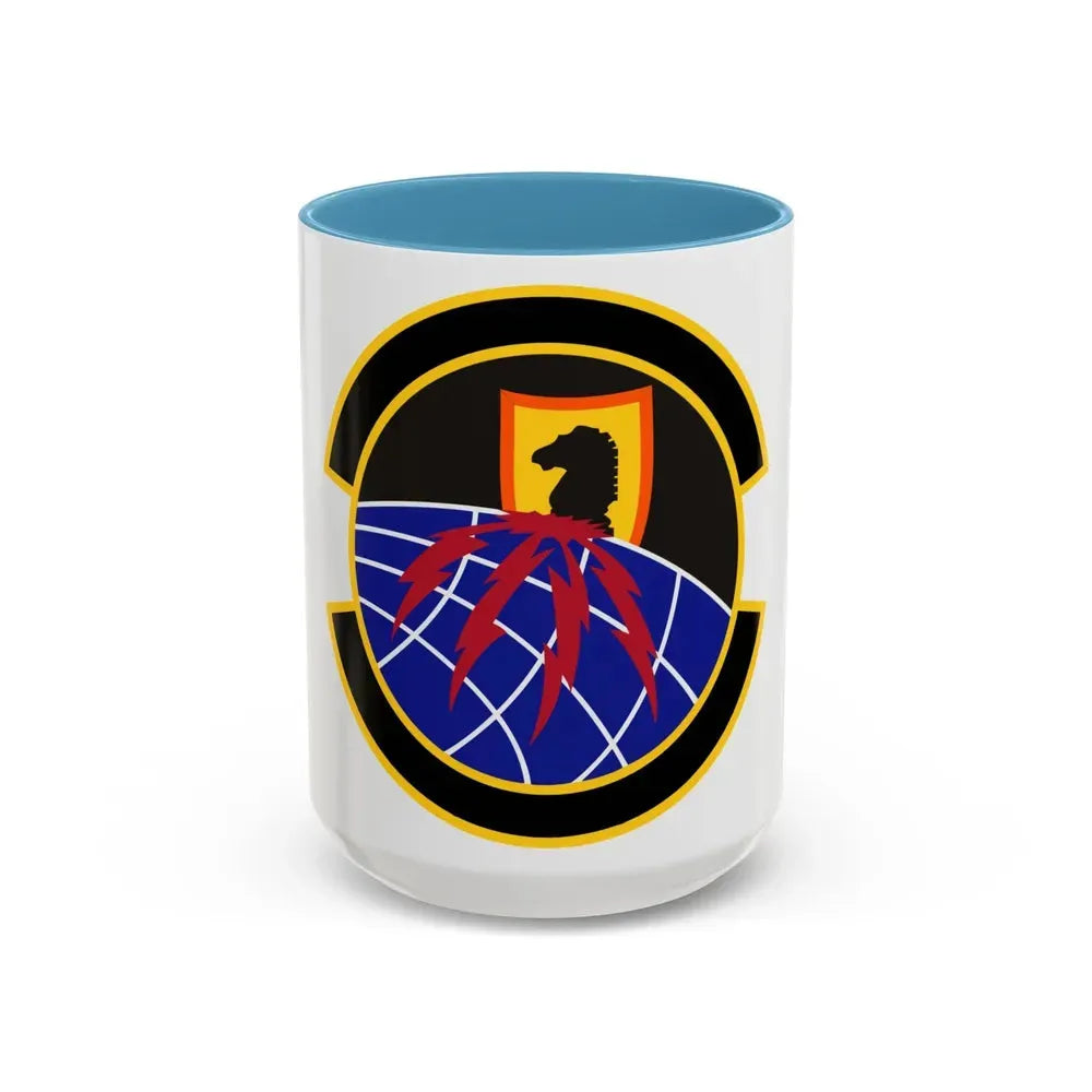 39 Information Operations Squadron ACC (U.S. Air Force) Accent Coffee Mug 15oz Light Blue - Go Mug Yourself