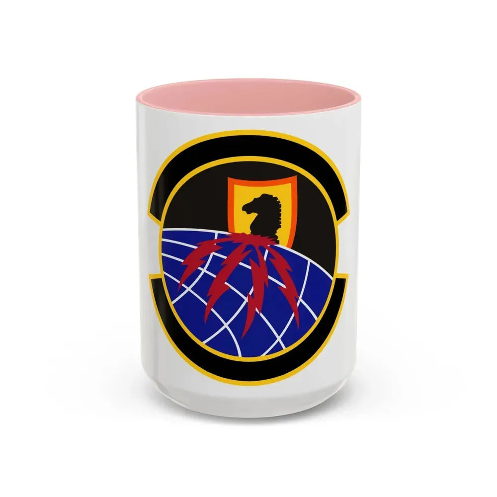 39 Information Operations Squadron ACC (U.S. Air Force) Accent Coffee Mug 15oz Pink - Go Mug Yourself