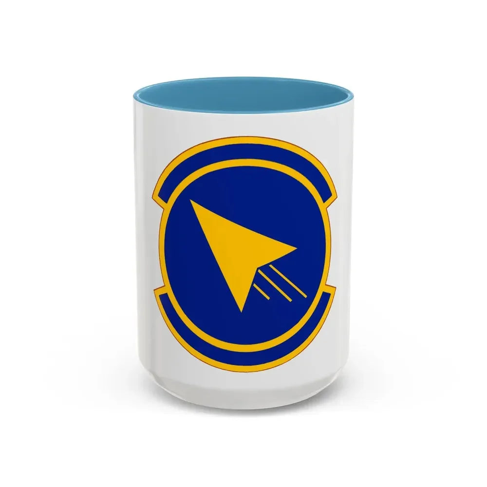 39 Logistics Readiness Squadron USAFE (U.S. Air Force) Accent Coffee Mug 15oz Light Blue - Go Mug Yourself