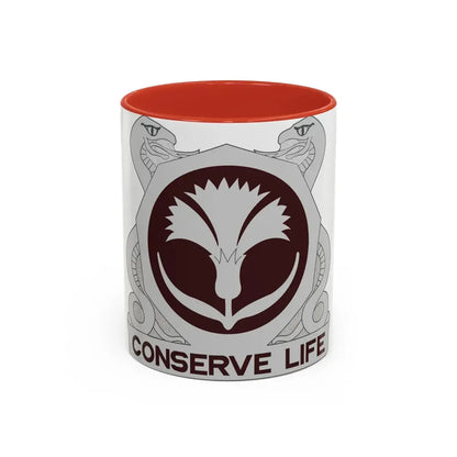 39 Medical Group (U.S. Army) Accent Coffee Mug 11oz Red - Go Mug Yourself