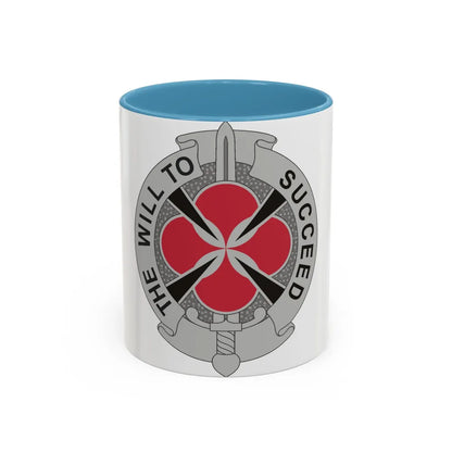 39 Signal Battalion (U.S. Army) Accent Coffee Mug-11oz-Light Blue-Go Mug Yourself