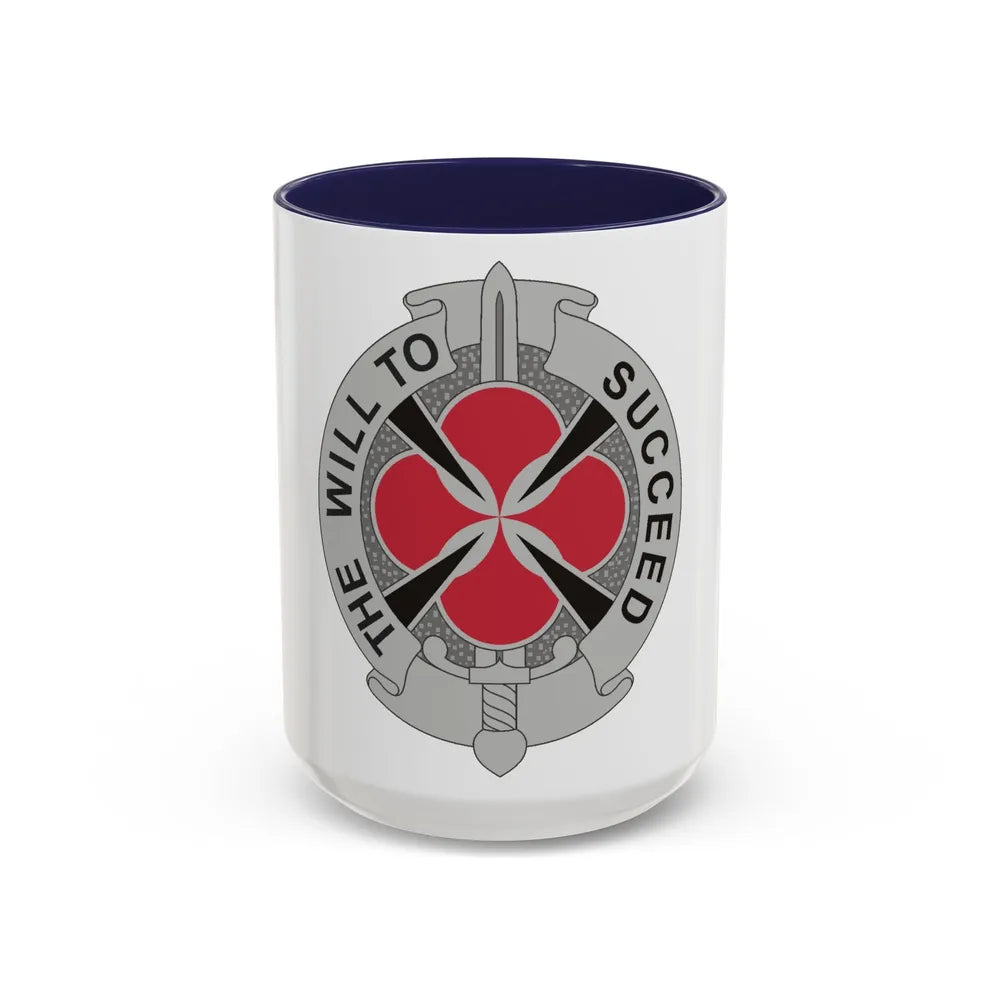 39 Signal Battalion (U.S. Army) Accent Coffee Mug-15oz-Navy-Go Mug Yourself