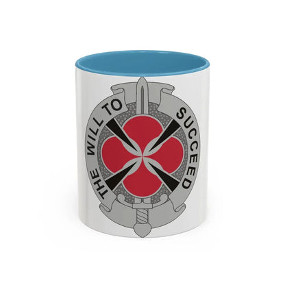 39 Signal Battalion (U.S. Army) Accent Coffee Mug 11oz Light Blue - Go Mug Yourself