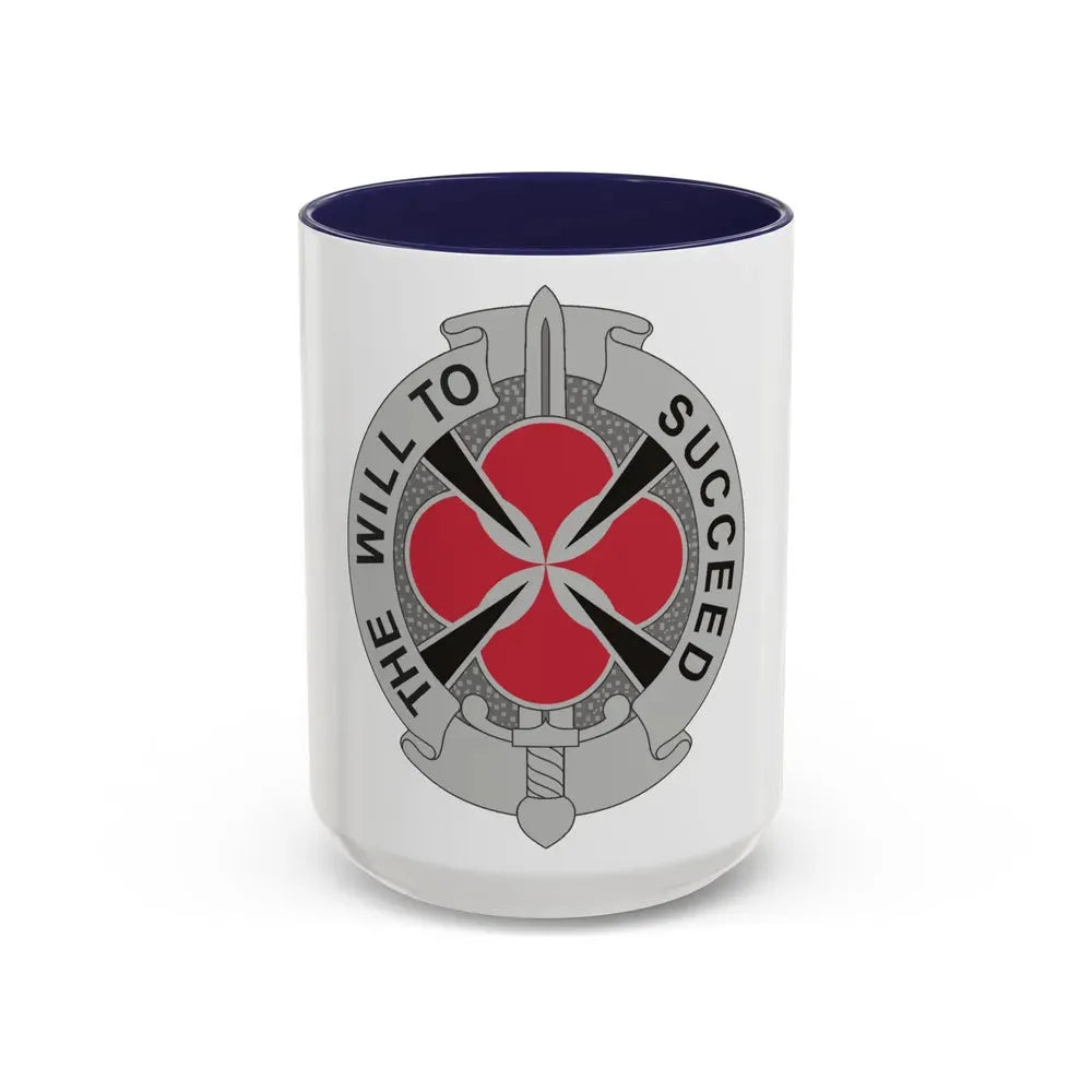 39 Signal Battalion (U.S. Army) Accent Coffee Mug 15oz Navy - Go Mug Yourself