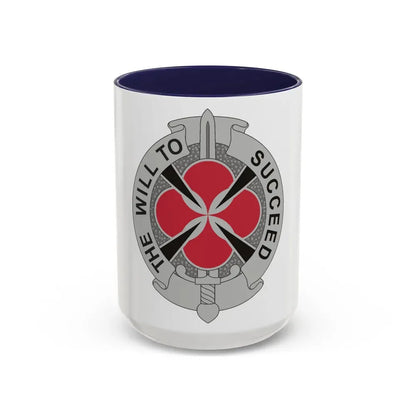 39 Signal Battalion (U.S. Army) Accent Coffee Mug 15oz Navy - Go Mug Yourself