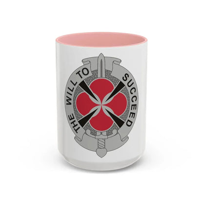 39 Signal Battalion (U.S. Army) Accent Coffee Mug 15oz Pink - Go Mug Yourself