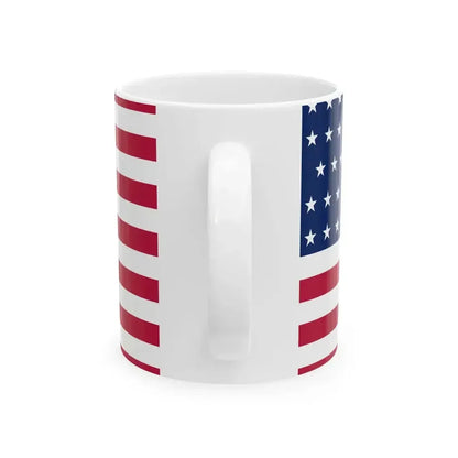 39 Star US Flag Unofficial (United States) White Coffee Mug - Go Mug Yourself