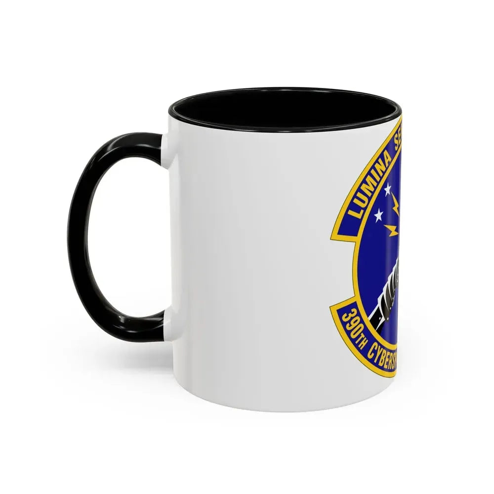 390 Cyberspace Operations Squadron ACC (U.S. Air Force) Accent Coffee Mug - Go Mug Yourself