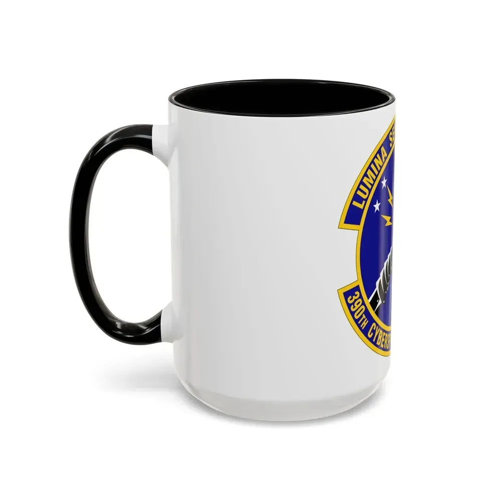 390 Cyberspace Operations Squadron ACC (U.S. Air Force) Accent Coffee Mug - Go Mug Yourself