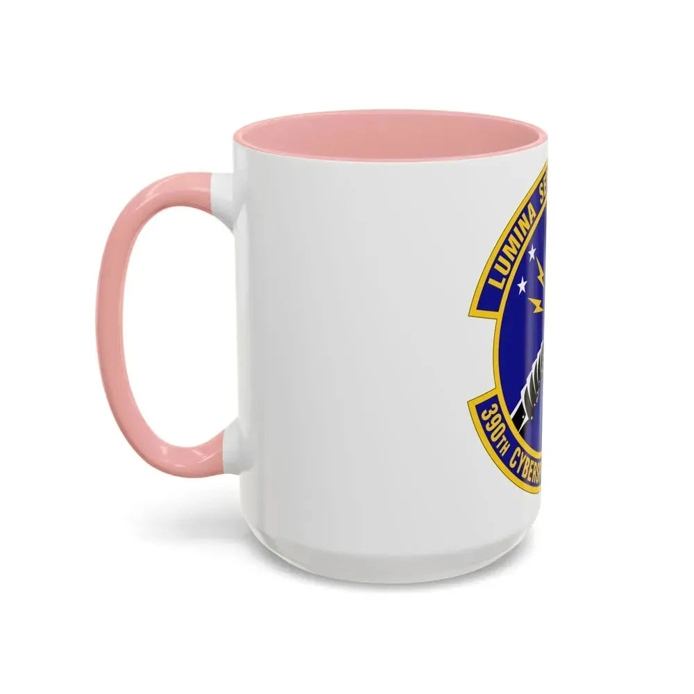 390 Cyberspace Operations Squadron ACC (U.S. Air Force) Accent Coffee Mug - Go Mug Yourself