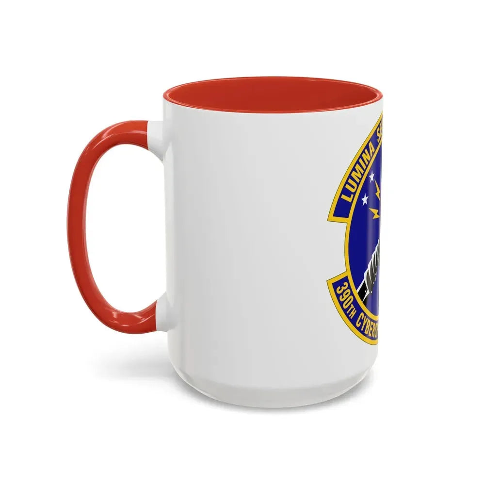390 Cyberspace Operations Squadron ACC (U.S. Air Force) Accent Coffee Mug - Go Mug Yourself