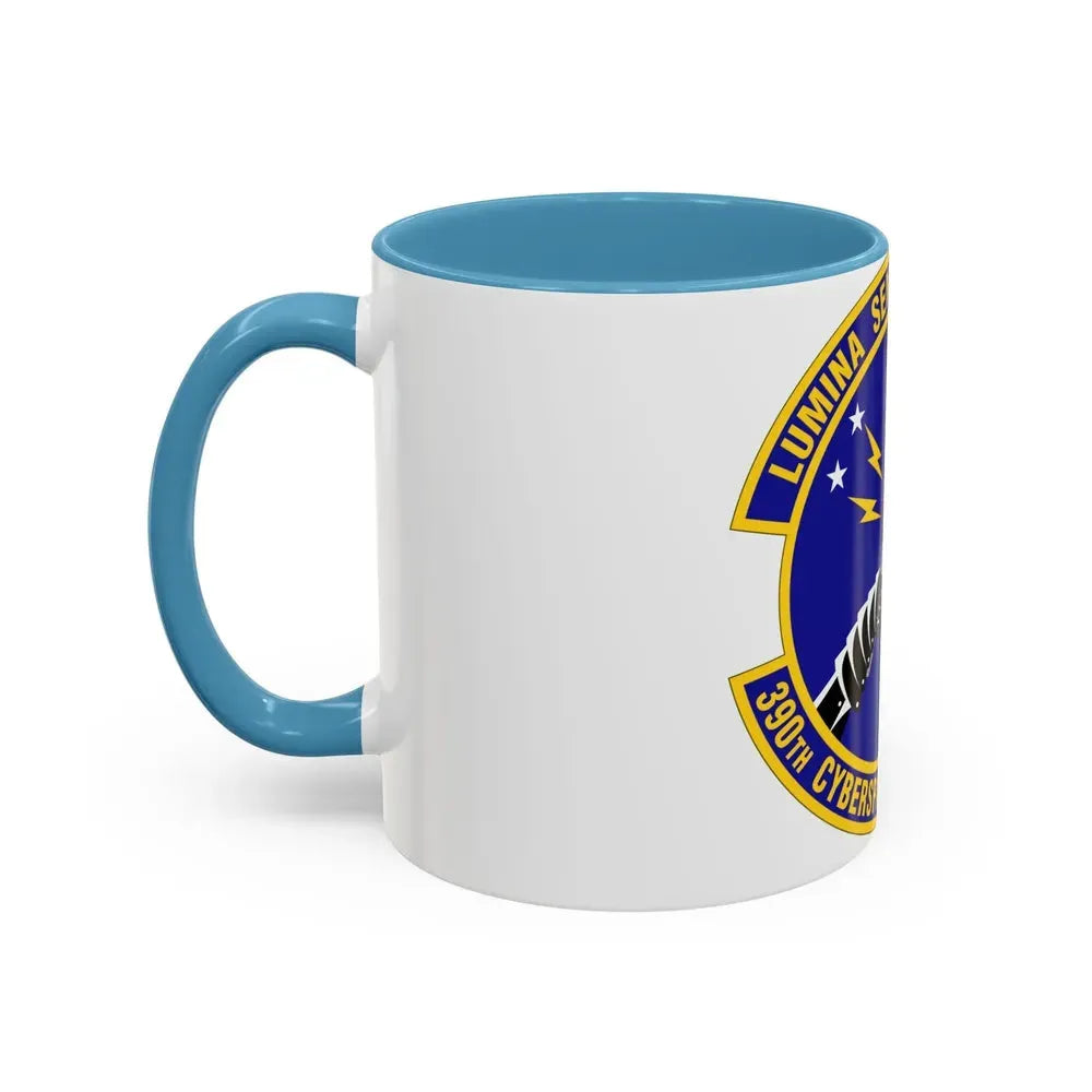390 Cyberspace Operations Squadron ACC (U.S. Air Force) Accent Coffee Mug - Go Mug Yourself