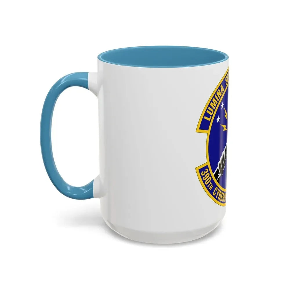 390 Cyberspace Operations Squadron ACC (U.S. Air Force) Accent Coffee Mug - Go Mug Yourself