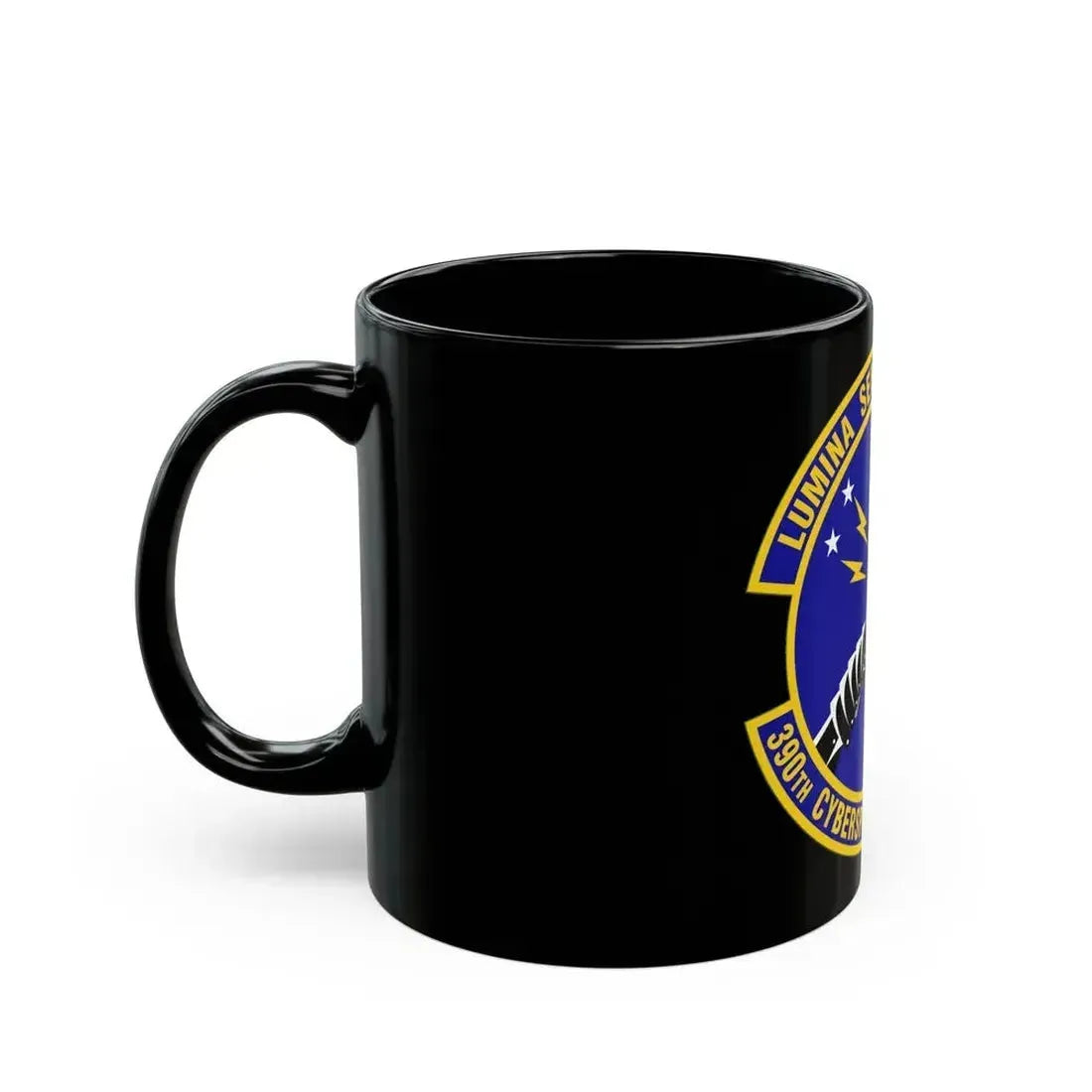 390 Cyberspace Operations Squadron ACC (U.S. Air Force) Black Coffee Mug - Go Mug Yourself