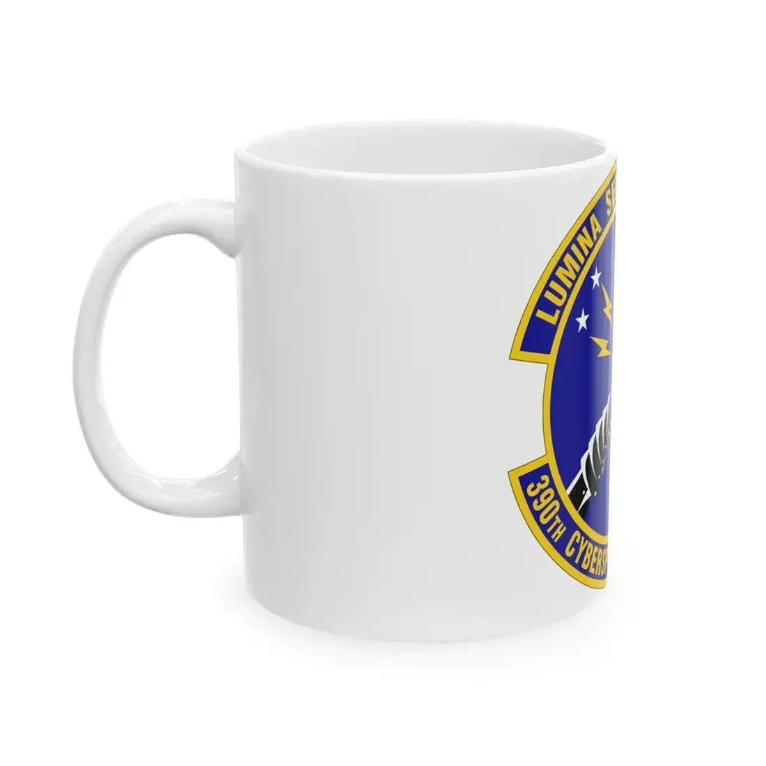 390 Cyberspace Operations Squadron ACC (U.S. Air Force) White Coffee Mug - Go Mug Yourself