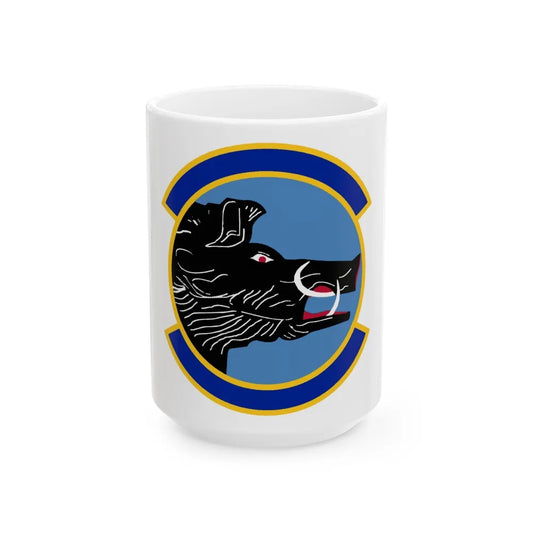 390 Electronic Combat Squadron ACC (U.S. Air Force) White Coffee Mug-15oz-Go Mug Yourself