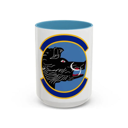 390 Electronic Combat Squadron ACC (U.S. Air Force) Accent Coffee Mug 15oz Light Blue - Go Mug Yourself