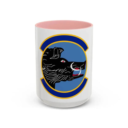 390 Electronic Combat Squadron ACC (U.S. Air Force) Accent Coffee Mug 15oz Pink - Go Mug Yourself
