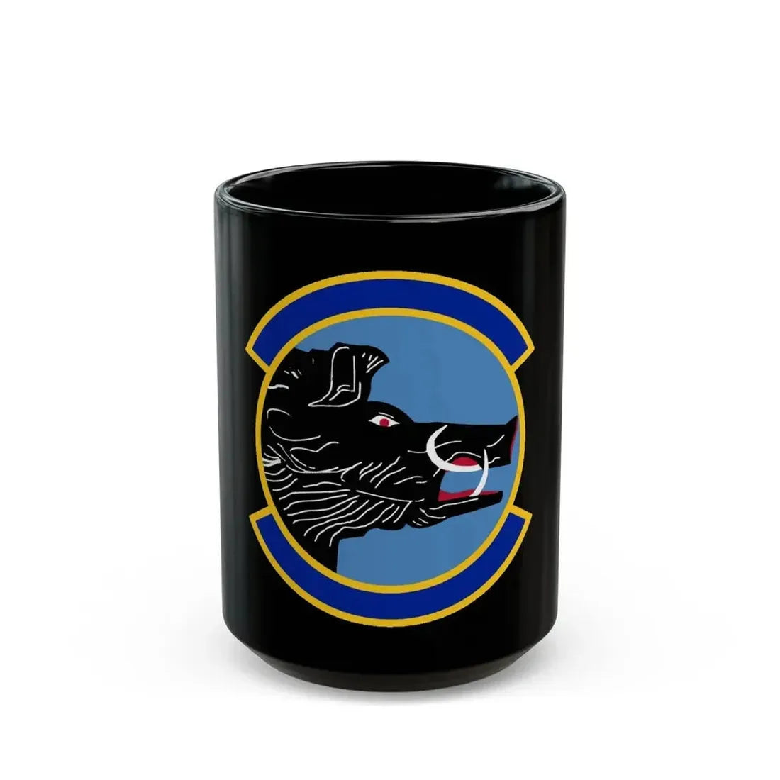 390 Electronic Combat Squadron ACC (U.S. Air Force) Black Coffee Mug 15oz - Go Mug Yourself