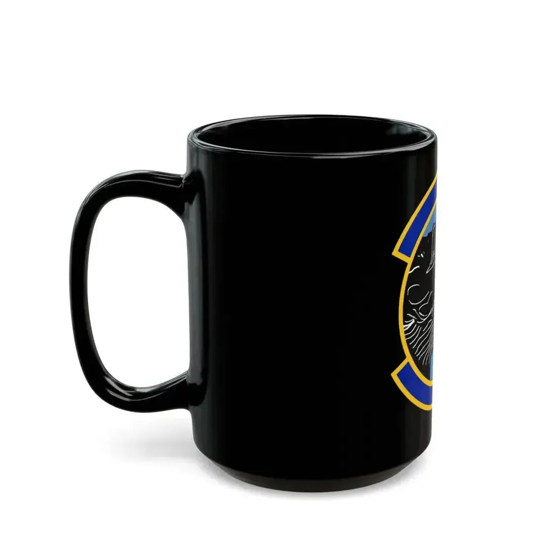390 Electronic Combat Squadron ACC (U.S. Air Force) Black Coffee Mug - Go Mug Yourself
