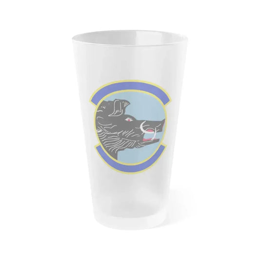 390 Electronic Combat Squadron ACC (U.S. Air Force) Frosted Pint Glass 16oz 16oz Frosted - Go Mug Yourself