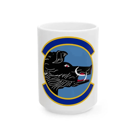 390 Electronic Combat Squadron ACC (U.S. Air Force) White Coffee Mug 15oz - Go Mug Yourself